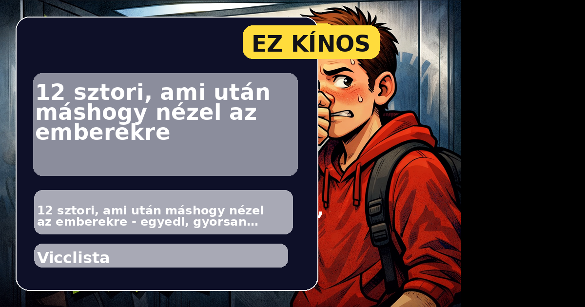 12 sztori, ami után máshogy nézel az emberekre borítókép
