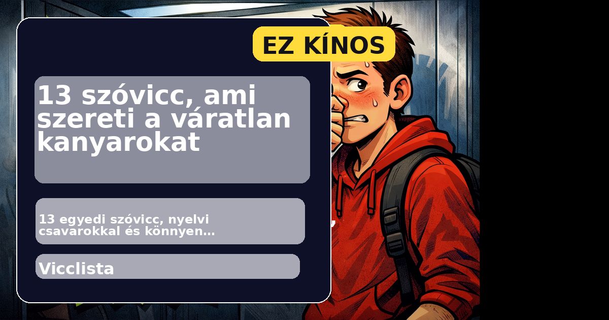 13 szóvicc listaoldal