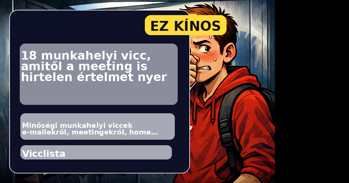 Munkahelyi viccek és meetinges poénok főképe