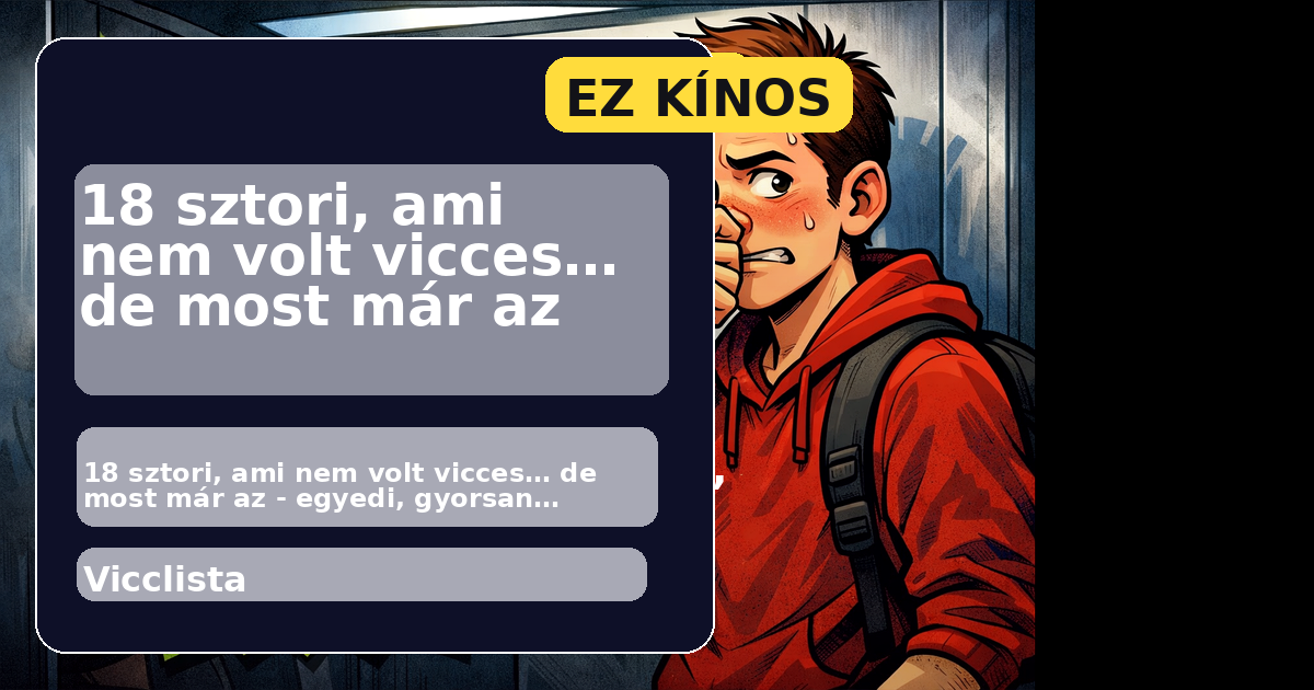18 sztori, ami nem volt vicces… de most már az borítókép
