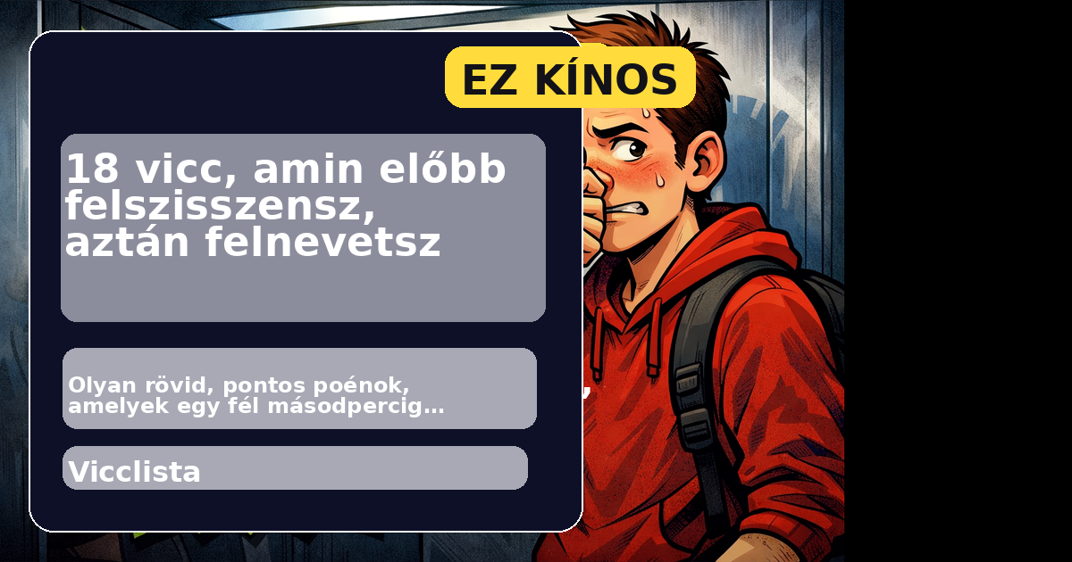 18 vicc listás oldal főképe