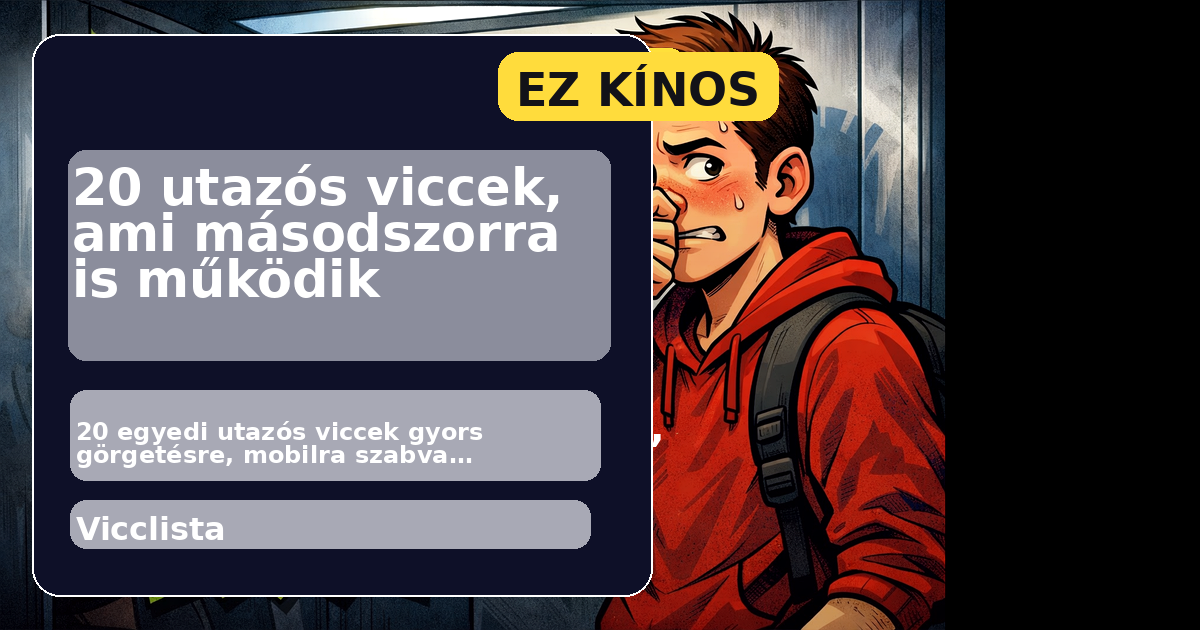 20 utazós viccek, ami másodszorra is működik főképe