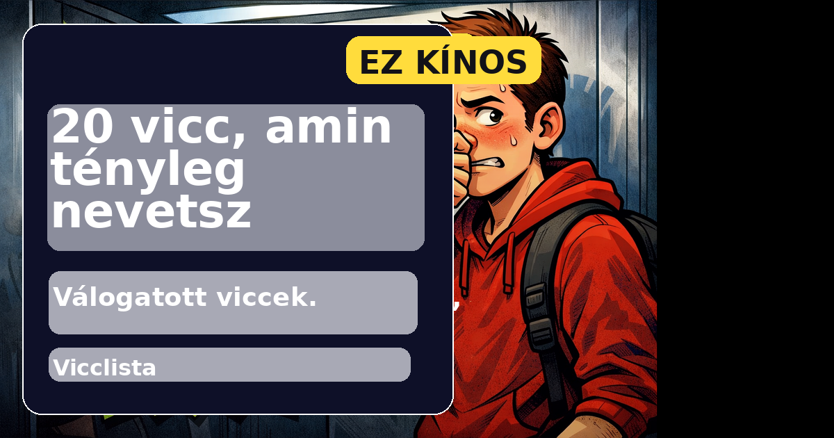 20 vicc, amin tényleg nevetsz borítókép