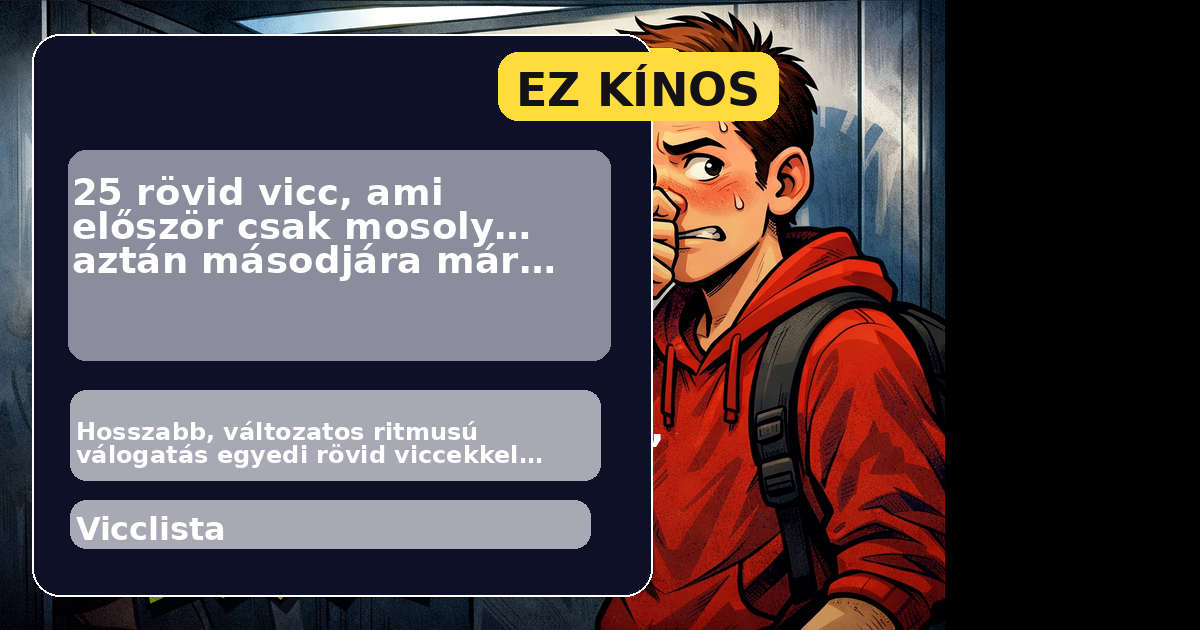 25 rövid vicc válogatás főképe