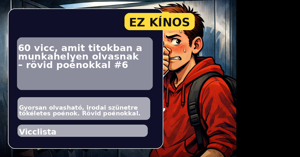 60 vicc, amit titokban a munkahelyen olvasnak – rövid poénokkal #6 főképe
