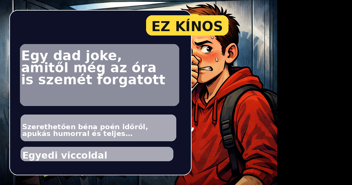 Dad joke főképe órával
