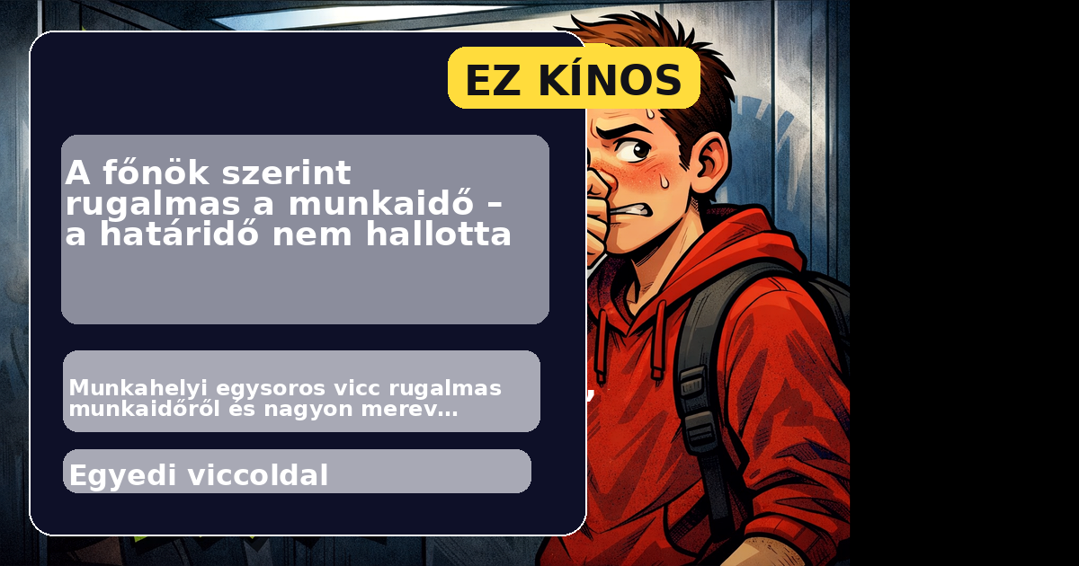 Irodai vicc határidővel