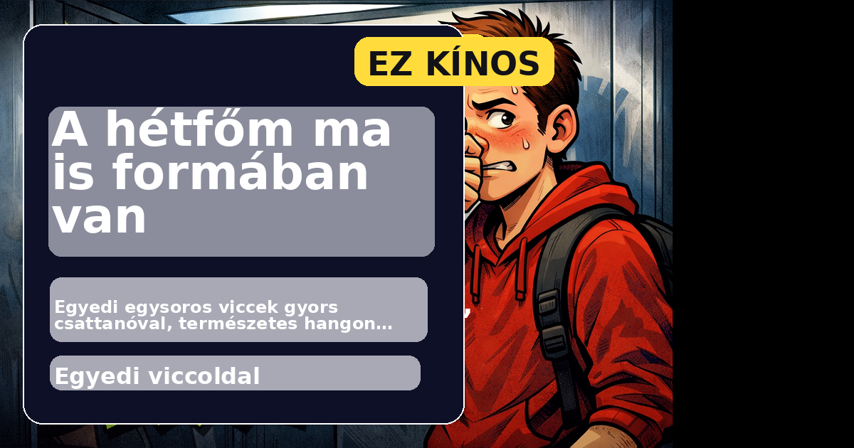 A hétfőm ma is formában van főképe
