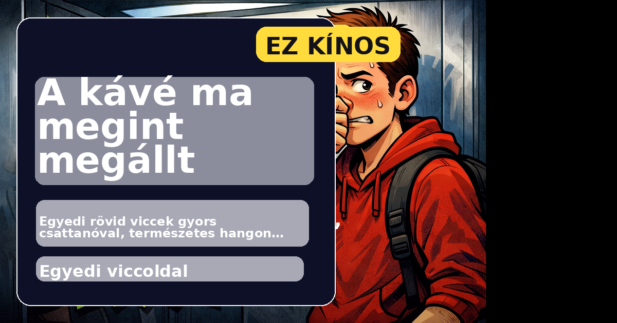 A kávé ma megint megállt főképe