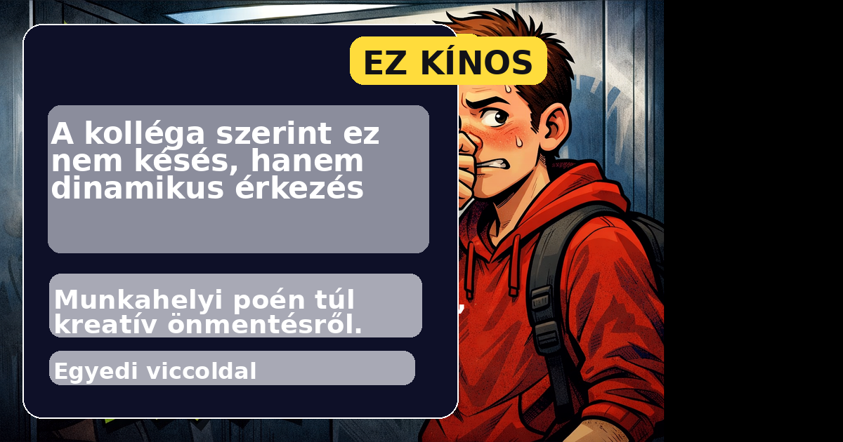 Munkahelyi vicc érkezésről