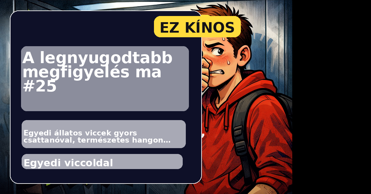 A legnyugodtabb megfigyelés ma #25 főképe