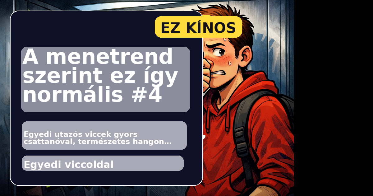 A menetrend szerint ez így normális #4 főképe