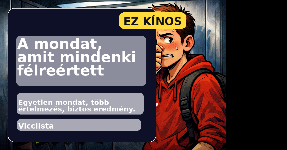 A mondat, amit mindenki félreértett Discover képe