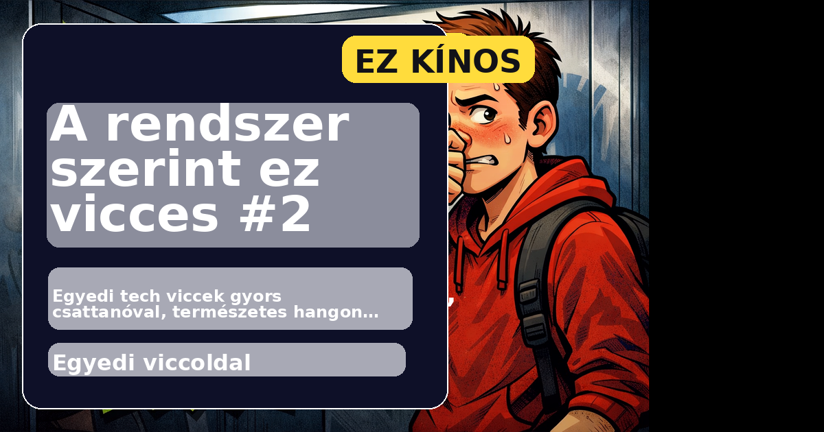 A rendszer szerint ez vicces #2 főképe