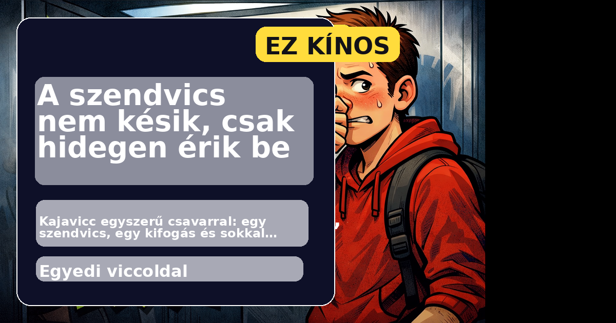 Ételes vicc szendviccsel
