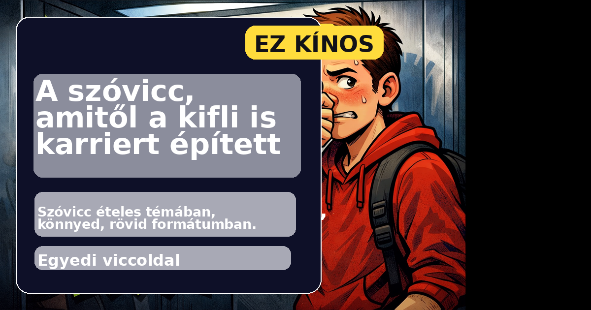 Szóvicc pékséges hangulattal