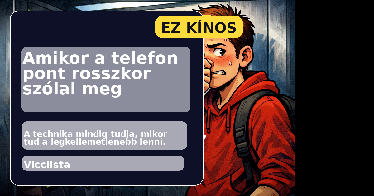 Amikor a telefon pont rosszkor szólal meg Discover képe