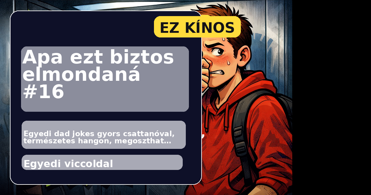 Apa ezt biztos elmondaná #16 főképe