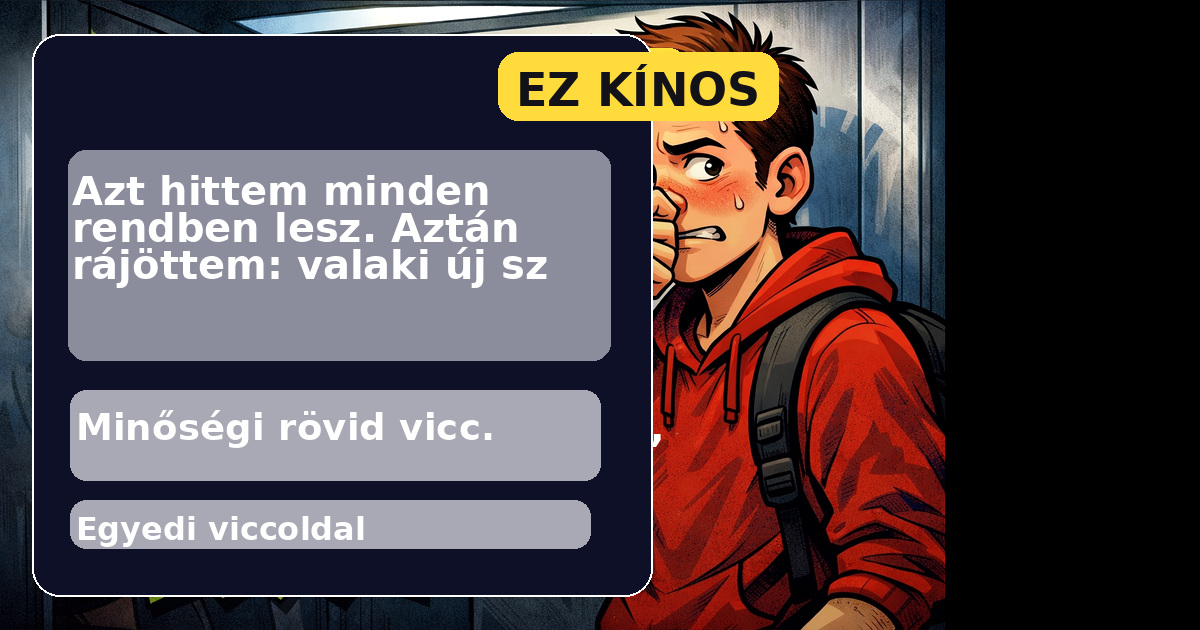 Azt hittem minden rendben lesz. Aztán rájöttem: valaki új sz