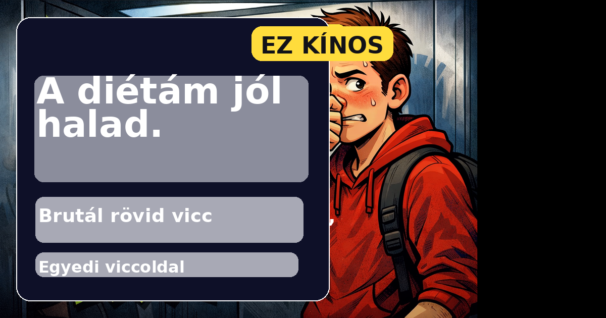 A diétám jól halad.
