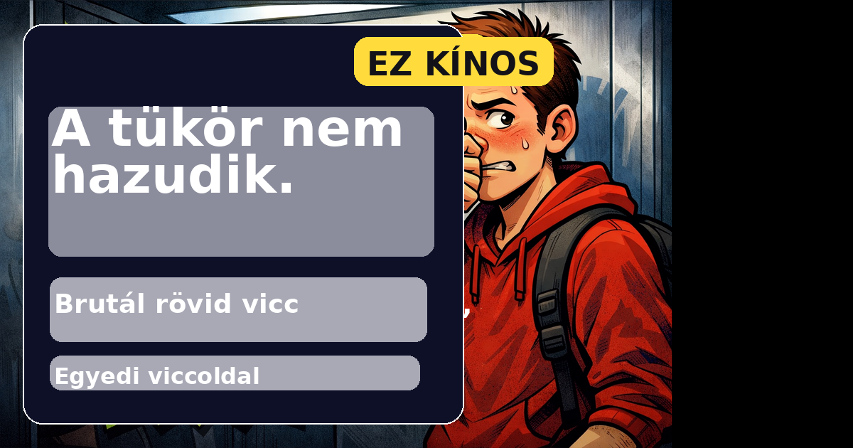 A tükör nem hazudik.