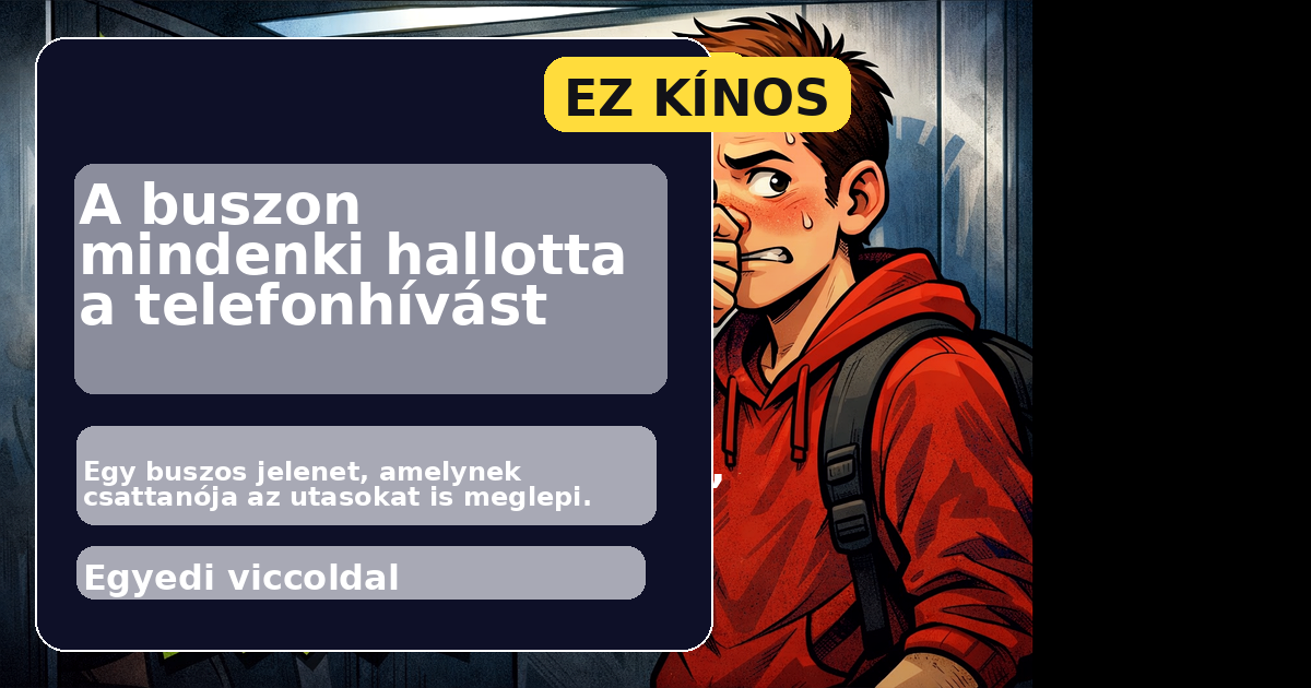 buszos telefonálás jelenet