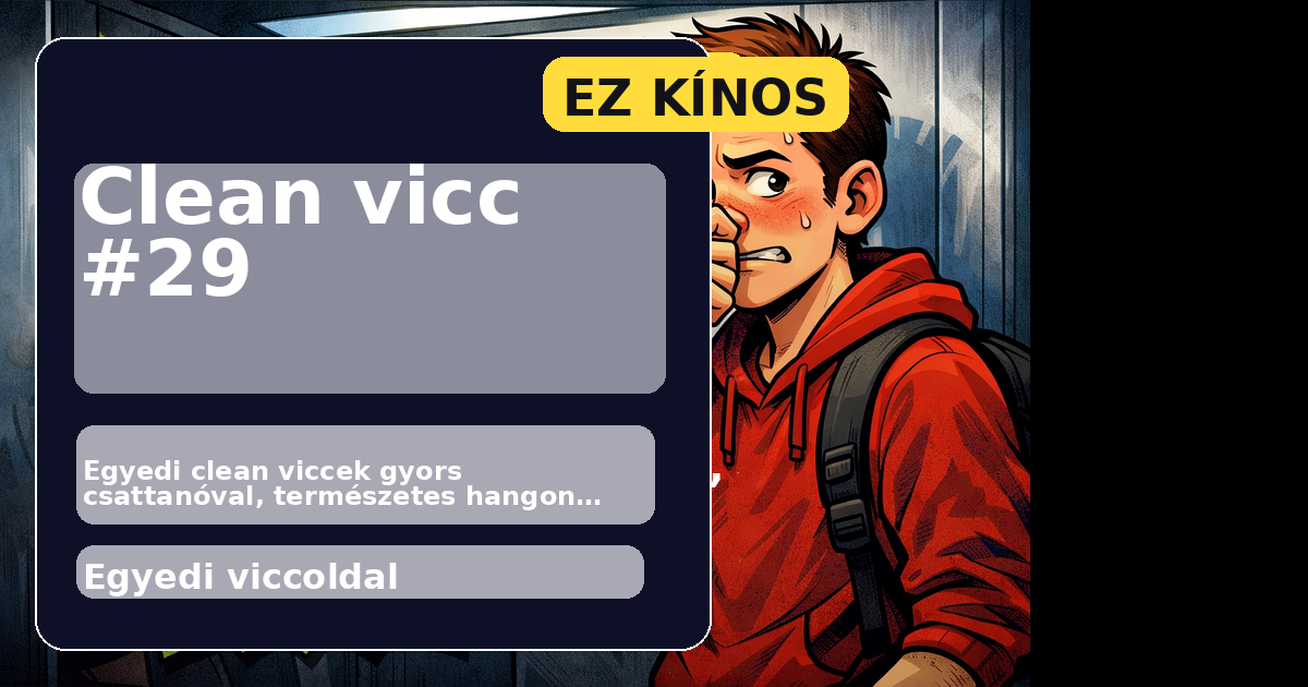 Clean vicc #29 főképe