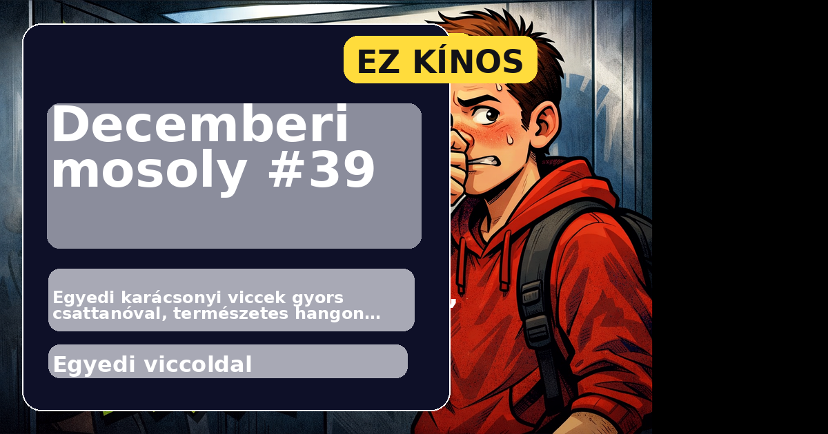 Decemberi mosoly #39 főképe