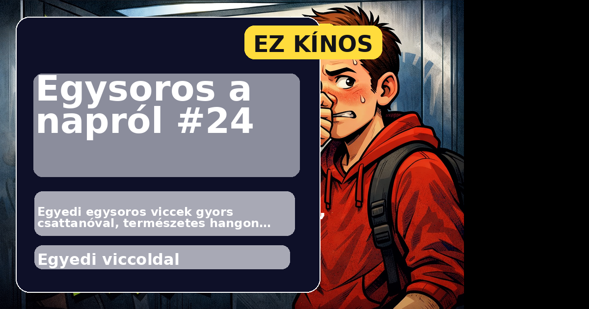Egysoros a napról #24 főképe