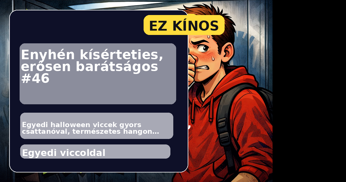 Enyhén kísérteties, erősen barátságos #46 főképe