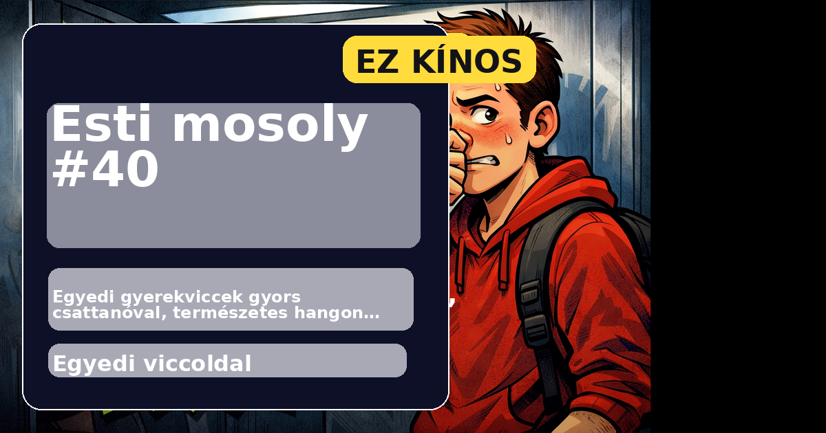 Esti mosoly #40 főképe