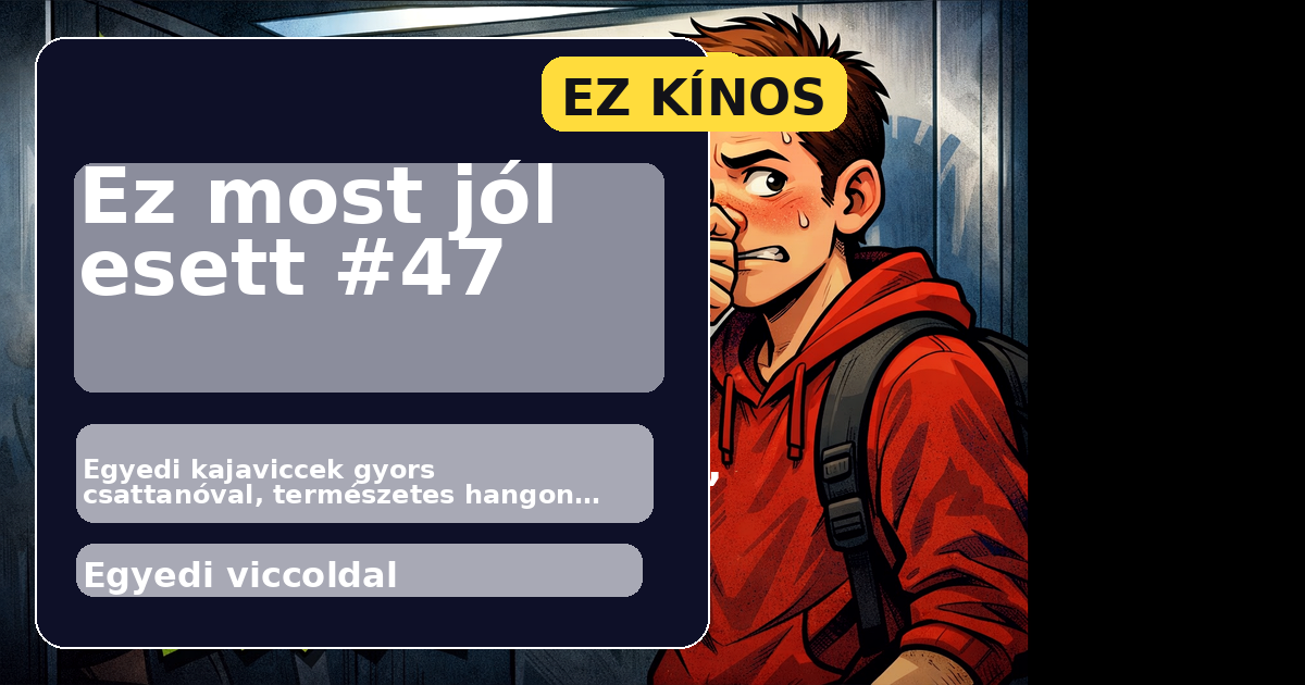 Ez most jól esett #47 főképe