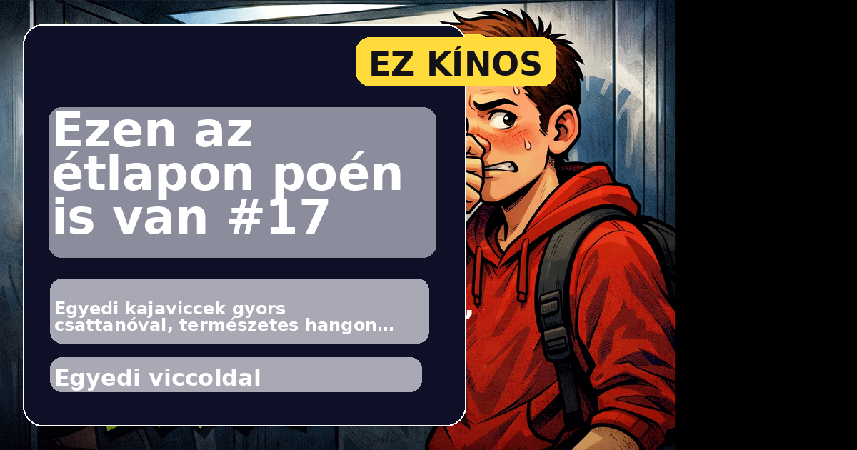 Ezen az étlapon poén is van #17 főképe