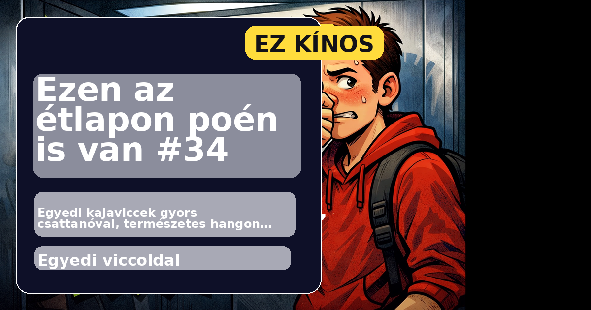 Ezen az étlapon poén is van #34 főképe