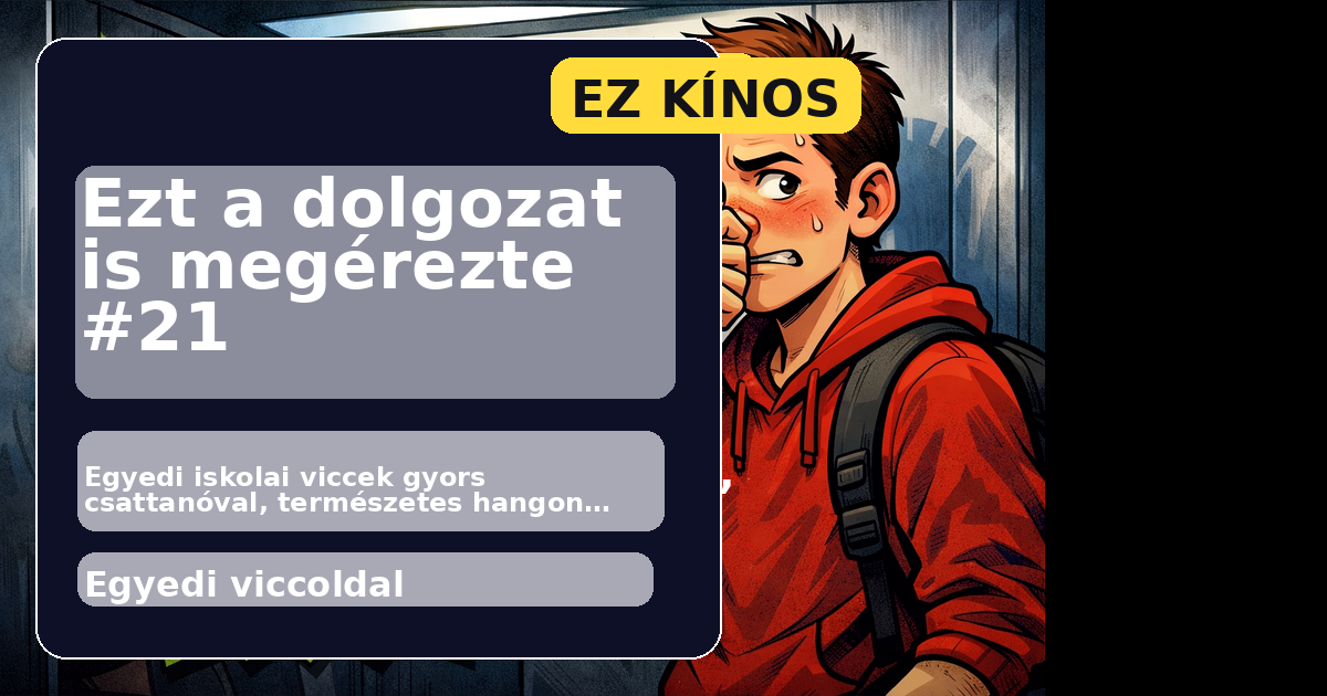 Ezt a dolgozat is megérezte #21 főképe