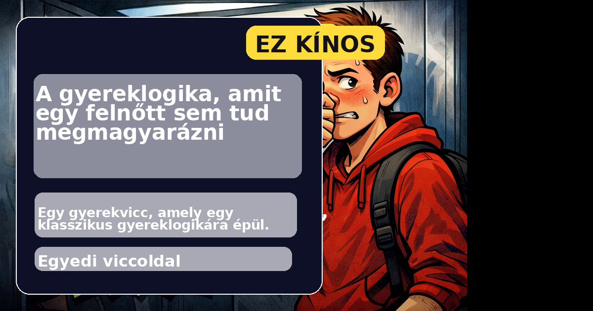 gyerek vicces jelenet