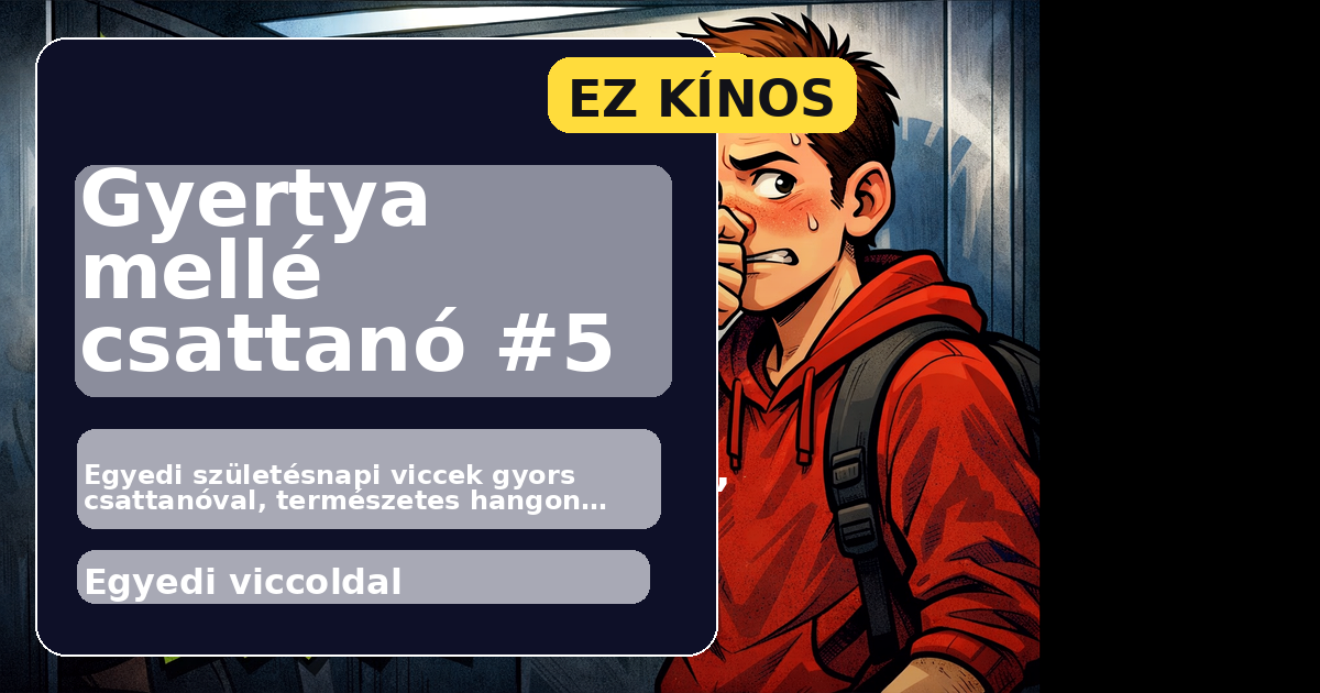 Gyertya mellé csattanó #5 főképe