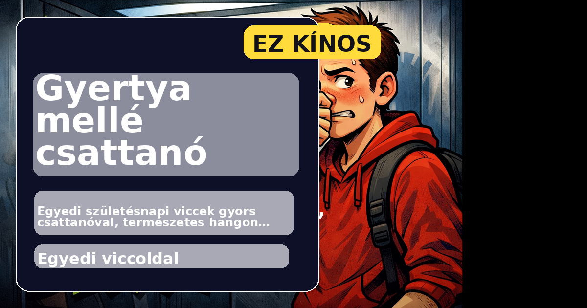 Gyertya mellé csattanó főképe