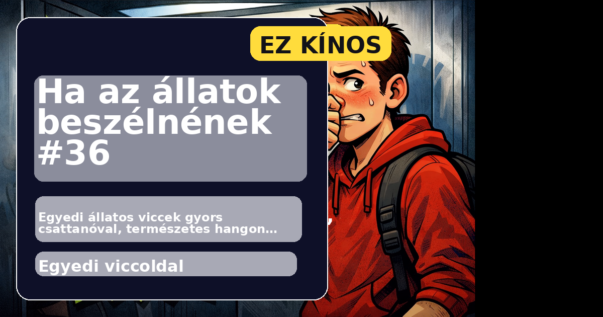Ha az állatok beszélnének #36 főképe