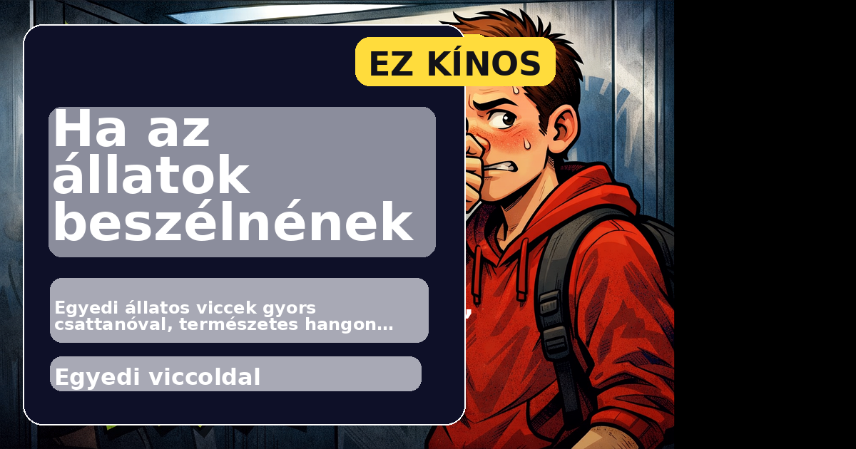 Ha az állatok beszélnének főképe