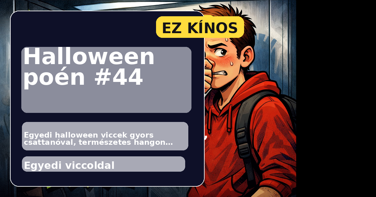 Halloween poén #44 főképe