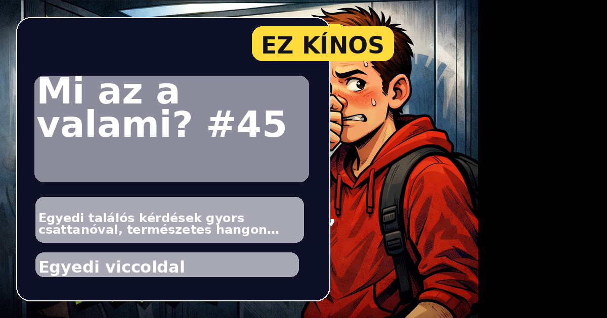 Mi az a valami? #45 főképe