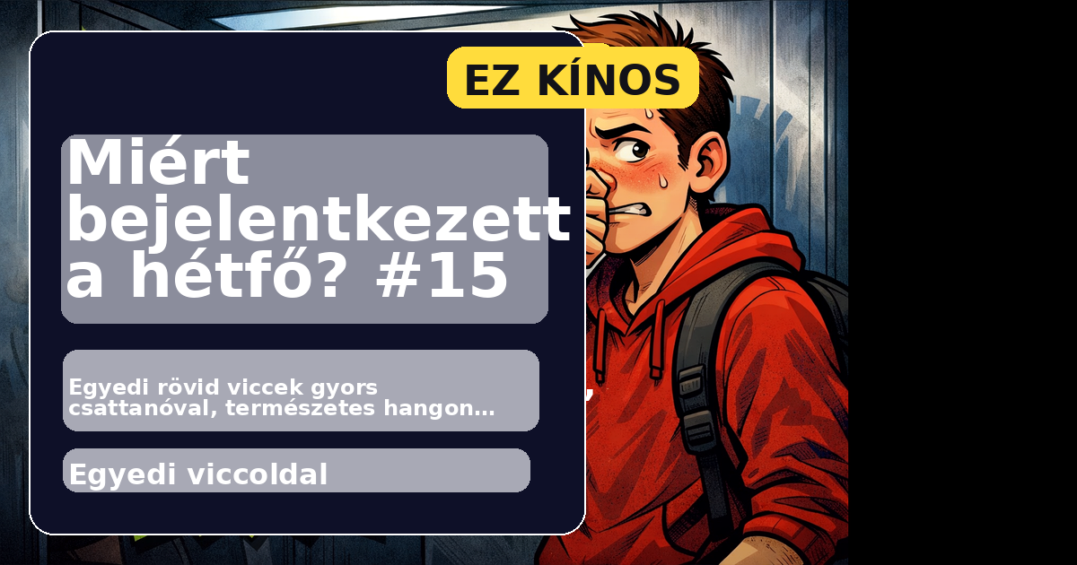 Miért bejelentkezett a hétfő? #15 főképe