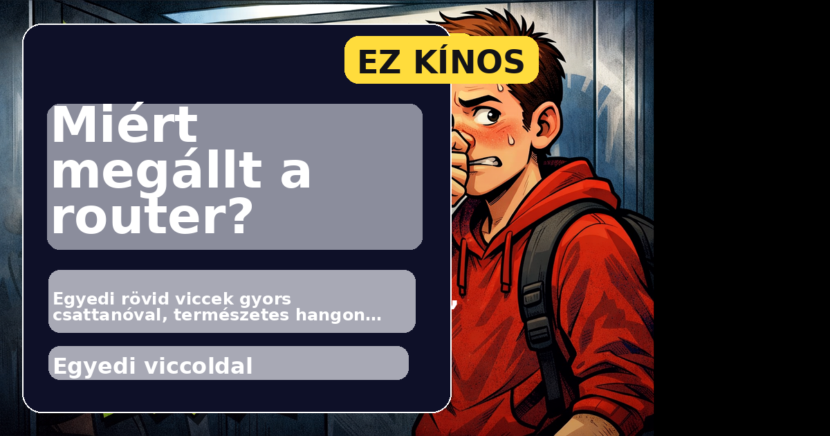 Miért megállt a router? főképe