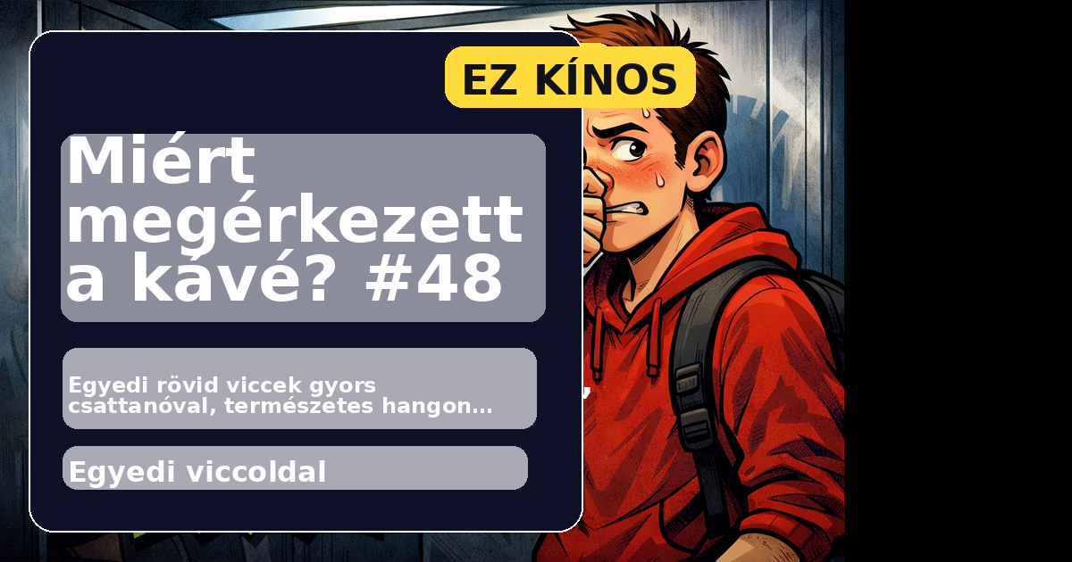 Miért megérkezett a kávé? #48 főképe