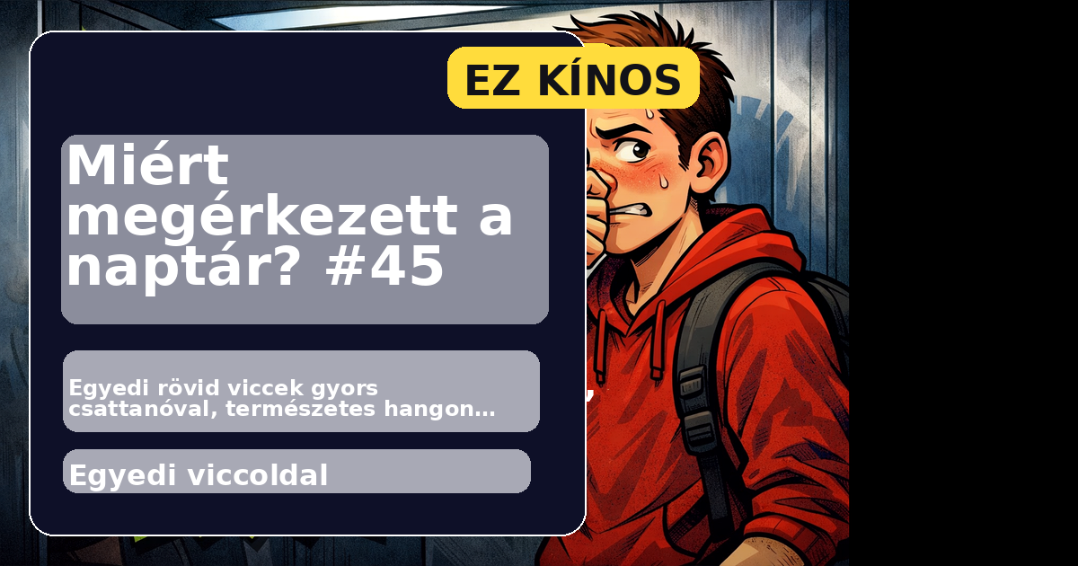 Miért megérkezett a naptár? #45 főképe