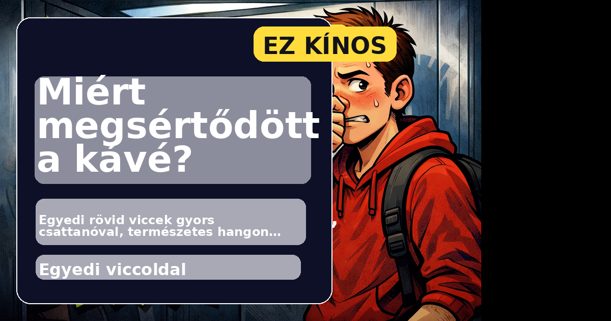 Miért megsértődött a kávé? főképe