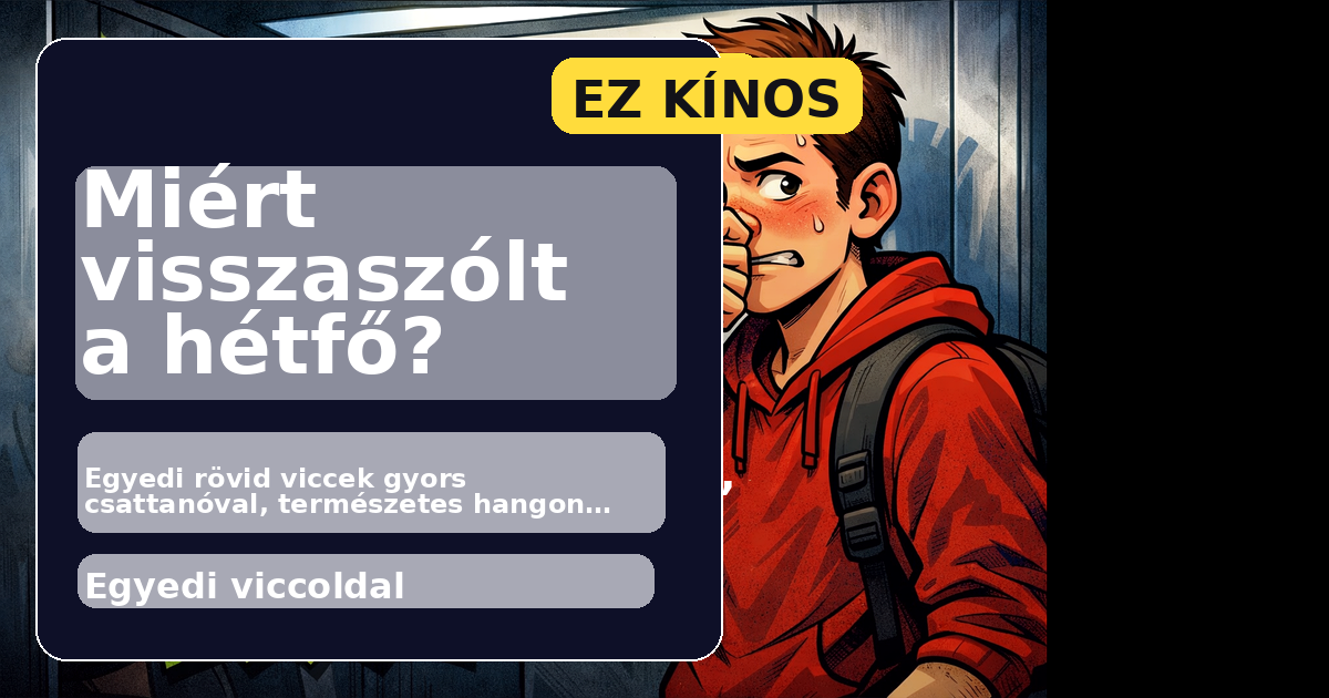 Miért visszaszólt a hétfő? főképe