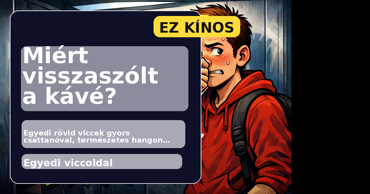 Miért visszaszólt a kávé? főképe