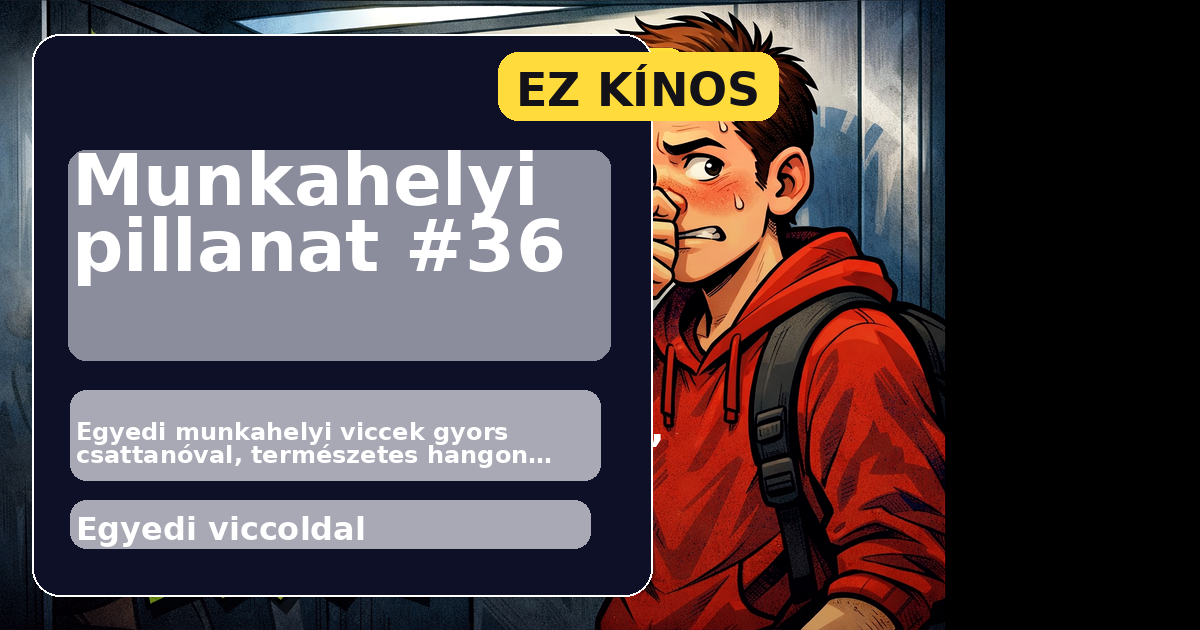 Munkahelyi pillanat #36 főképe